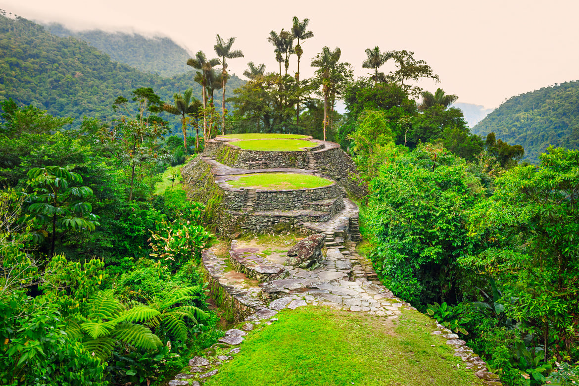 Ciudad Perdida Lost City in Colombia Sierra Nevada